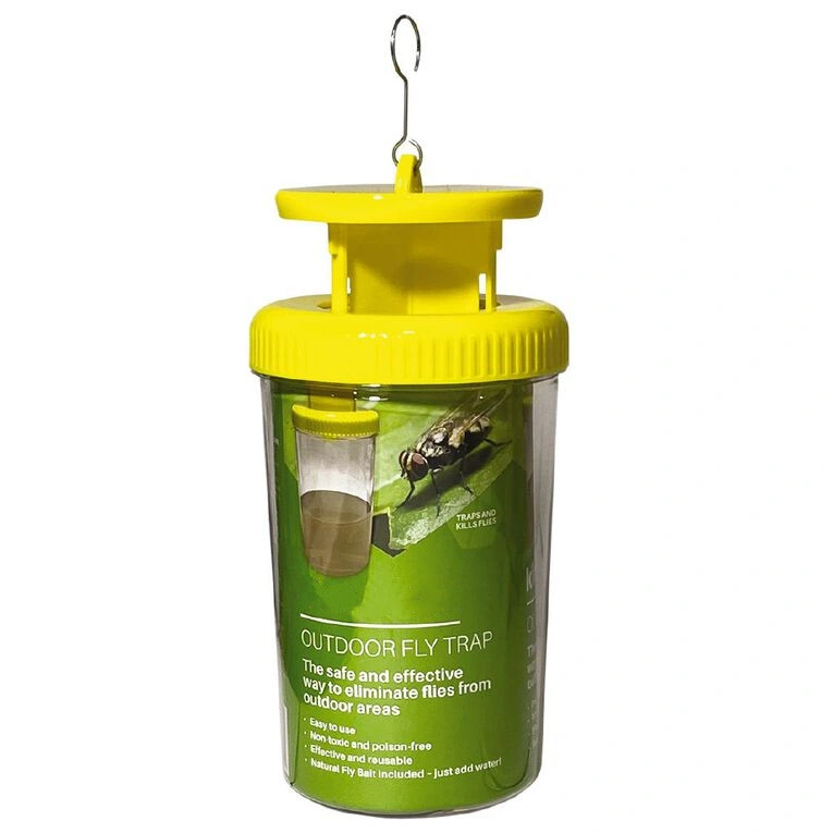 Plastic Outdoor Garden Fly Catcher Bottle Trap with Attractant Bait