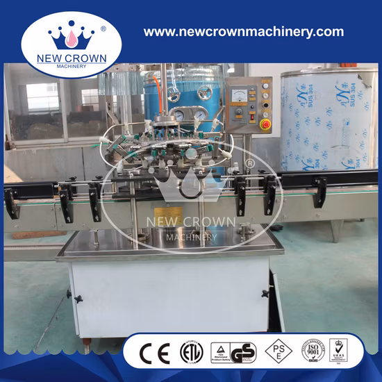 1500bph Automatic 12 Heads Bottle Rinser for Various Bottles